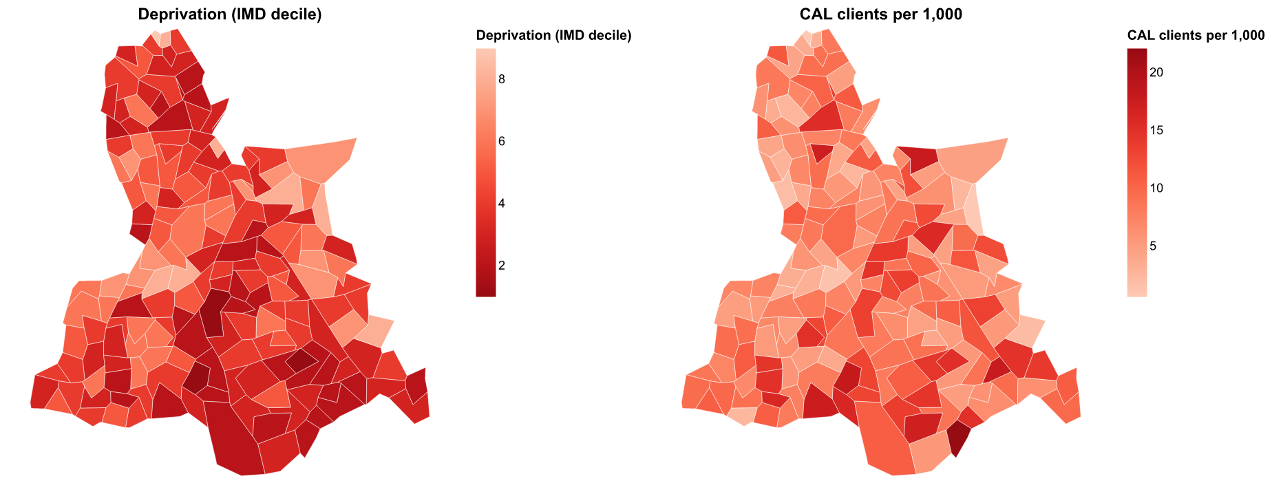Reproduced CAL maps